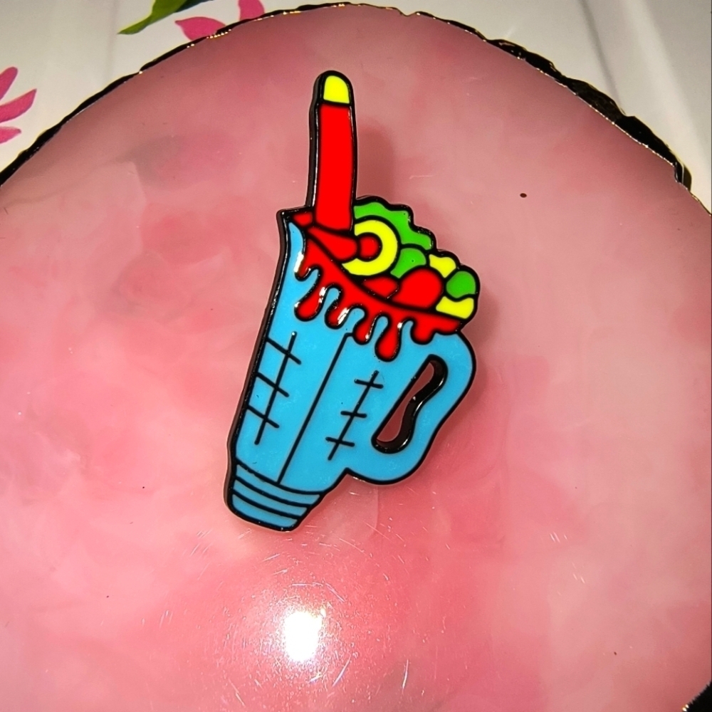 Colorful Blender Enamel Pin